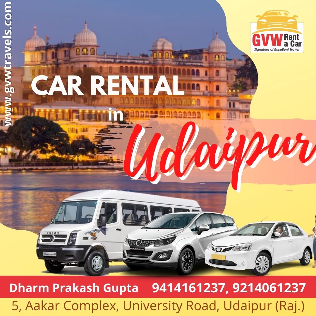 taxi car on rent in udaipur