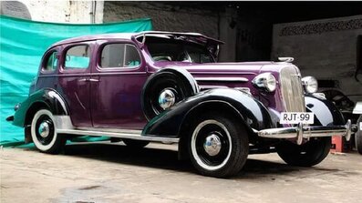best vintage car rental company for mercedes in udaipur